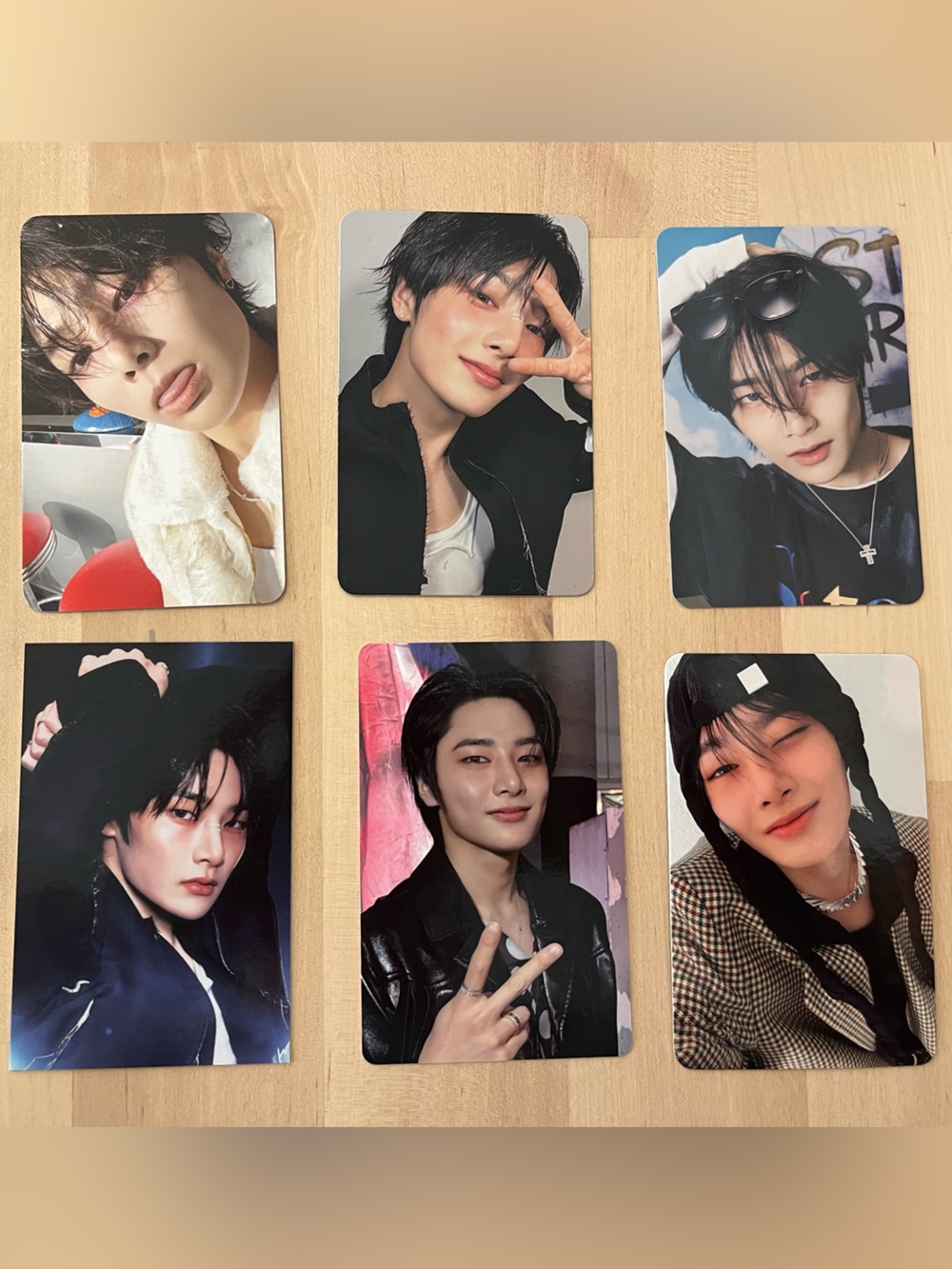 Set of 6 OFFICIAL I.N of Stray Kids Photocards (Set 2). Yang Jeong-in